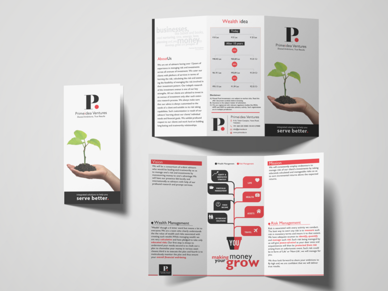 Brochure Design  - Primeidea Ventures